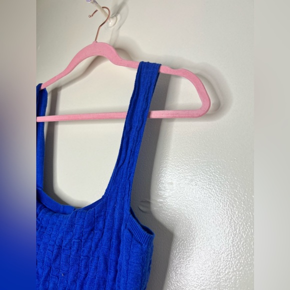 FREE PEOPLE Short and Sweet Mini Dress in Mazarine Size Small - Picture 6 of 8